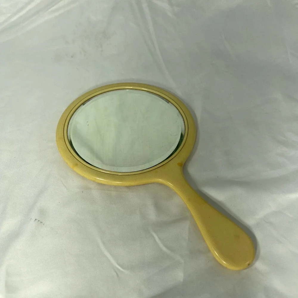 Vintage Bakelite hand held mirror